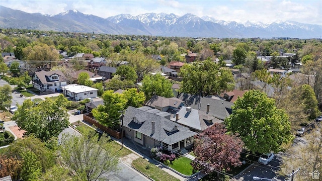 1159 S Windsor St, Salt Lake City, UT 84105 - birds eye view of property featuring a mountain view and a residential view