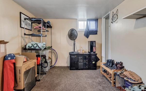 view of storage room