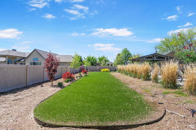 11549 S Equestrian Dr W, South Jordan, UT 84095 - view of yard featuring a fenced backyard