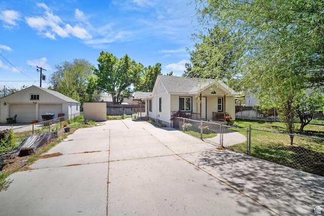 370 E Scott Ave, South Salt Lake, UT 84115 - bungalow-style house with fence private yard and a detached garage