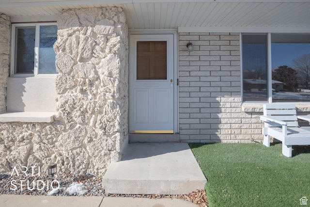 view of entrance to property