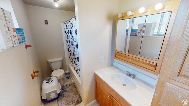 983 E Antelope Dr N, Layton, UT 84040 - full bath with vanity, toilet, shower / bath combo, and baseboards