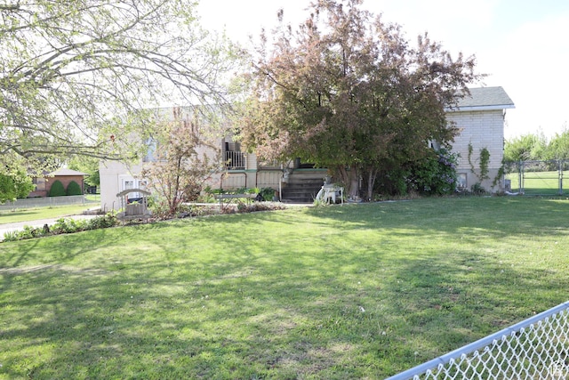 983 E Antelope Dr N, Layton, UT 84040 - view of yard with stairs