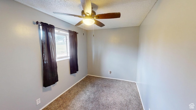 983 E Antelope Dr N, Layton, UT 84040 - carpeted empty room with ceiling fan and a textured ceiling