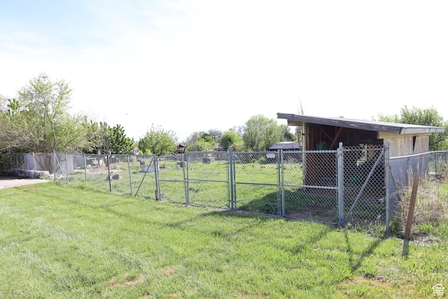 983 E Antelope Dr N, Layton, UT 84040 - view of yard with a gate