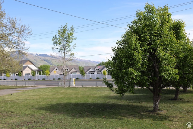 983 E Antelope Dr N, Layton, UT 84040 - view of yard featuring a residential view and a mountain view