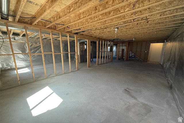 166 E Cove Rd, Saratoga Springs, UT 84045 - view of unfinished below grade area