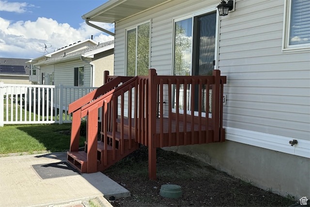 166 E Cove Rd, Saratoga Springs, UT 84045 - view of wooden deck