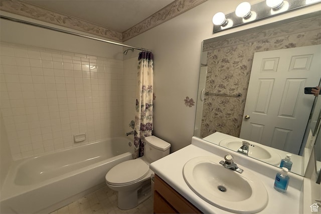 166 E Cove Rd, Saratoga Springs, UT 84045 - full bath featuring toilet, shower / tub combo with curtain, and vanity