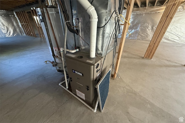 166 E Cove Rd, Saratoga Springs, UT 84045 - utility room with heating unit