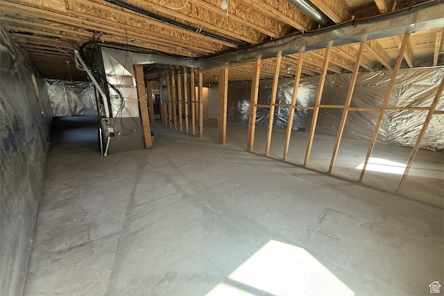 166 E Cove Rd, Saratoga Springs, UT 84045 - unfinished basement with heating unit
