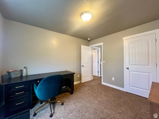 642 W Mulberry St, Stansbury Park, UT 84074 - carpeted home office featuring baseboards