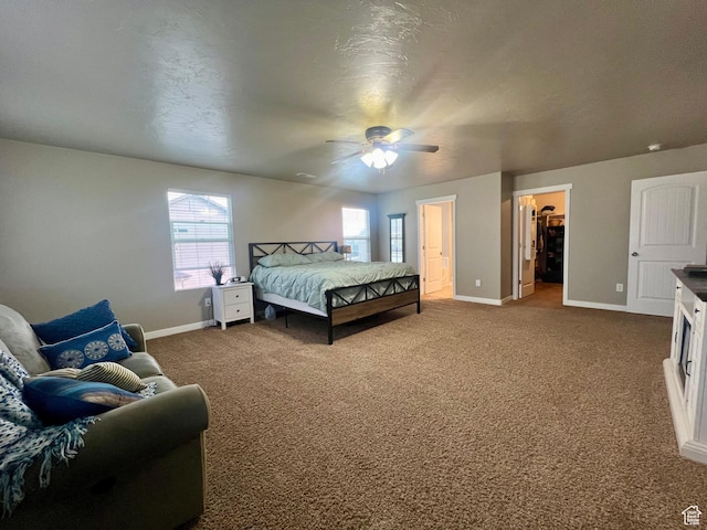 642 W Mulberry St, Stansbury Park, UT 84074 - bedroom with ceiling fan, carpet, baseboards, and a spacious closet