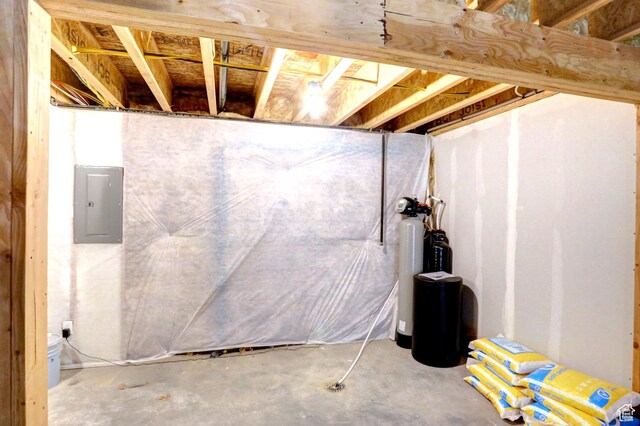 92 E 1040 N, Santaquin, UT 84655 - unfinished basement with electric panel