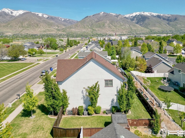 1827 W Burke Ln, Farmington, UT 84025 - birds eye view of property featuring a mountain view and a residential view