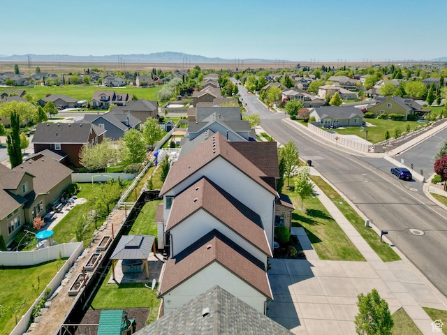1827 W Burke Ln, Farmington, UT 84025 - birds eye view of property with a mountain view and a residential view