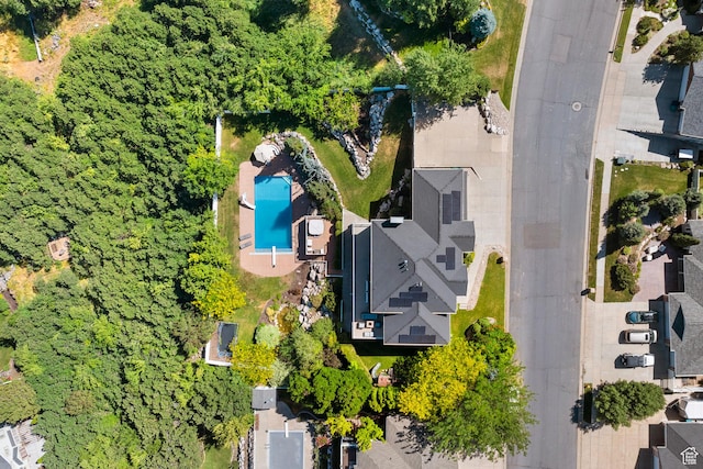 2247 Country Oaks Dr, Layton, UT 84040 - aerial overview of property's location with a pool