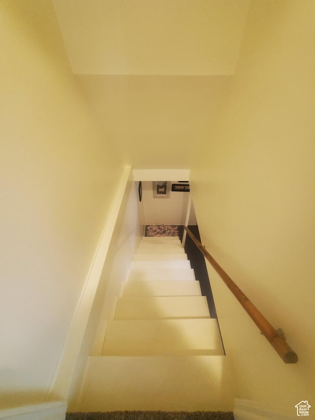 view of stairs