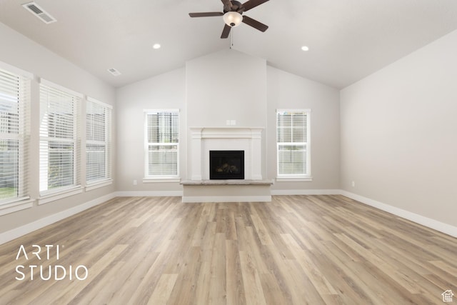 814 E 110 S, Salem, UT 84653 - unfurnished living room featuring a wealth of natural light, a ceiling fan, and visible vents