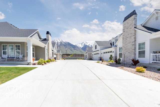 814 E 110 S, Salem, UT 84653 - view of street with a residential view and a mountain view