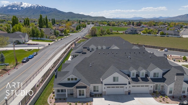 814 E 110 S, Salem, UT 84653 - bird's eye view featuring a mountain view and a residential view