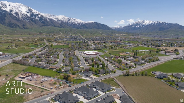 814 E 110 S, Salem, UT 84653 - aerial view with a mountain view and a residential view