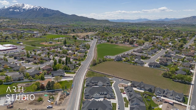 814 E 110 S, Salem, UT 84653 - drone / aerial view with a mountain view and a residential view