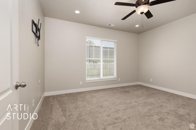 814 E 110 S, Salem, UT 84653 - spare room with baseboards, visible vents, and carpet