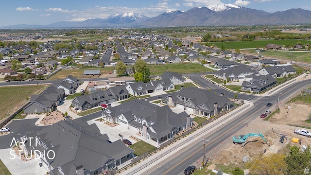 814 E 110 S, Salem, UT 84653 - aerial view featuring a residential view and a mountain view