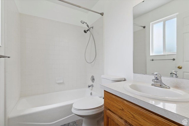 3035 N 2575 W, Farr West, UT 84404 - full bath with vanity, toilet, and shower / washtub combination