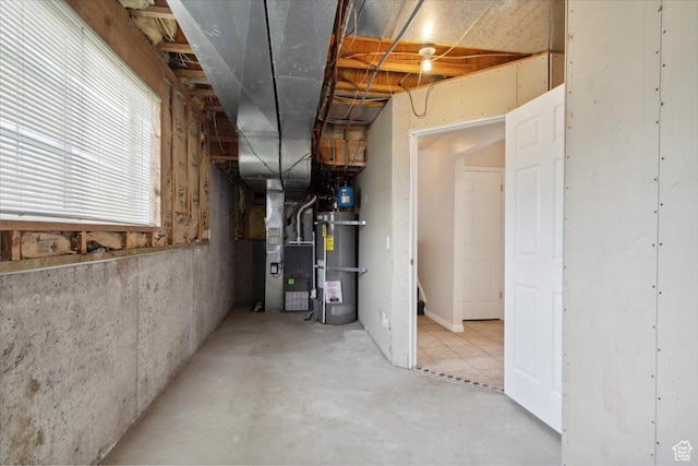3035 N 2575 W, Farr West, UT 84404 - basement with water heater and heating unit