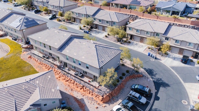 aerial view featuring a residential view