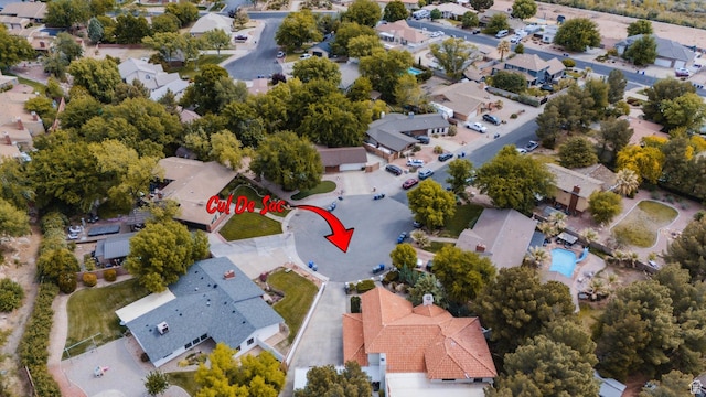 944 Gardenia Cir, St George, UT 84790 - birds eye view of property featuring a residential view