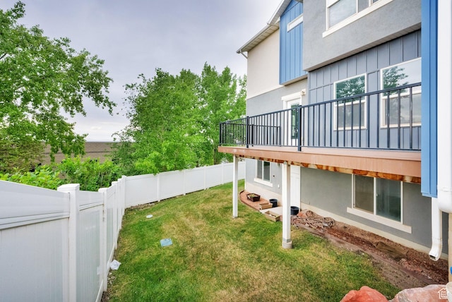 94 S Walker Ln, North Salt Lake, UT 84054 - view of yard featuring a balcony