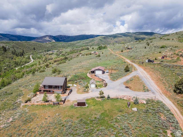 13113 E Pine Canyon Rd, Huntsville, UT 84317 - aerial view of sparsely populated area featuring a mountainous background