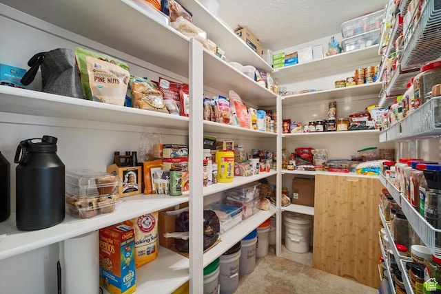 view of pantry