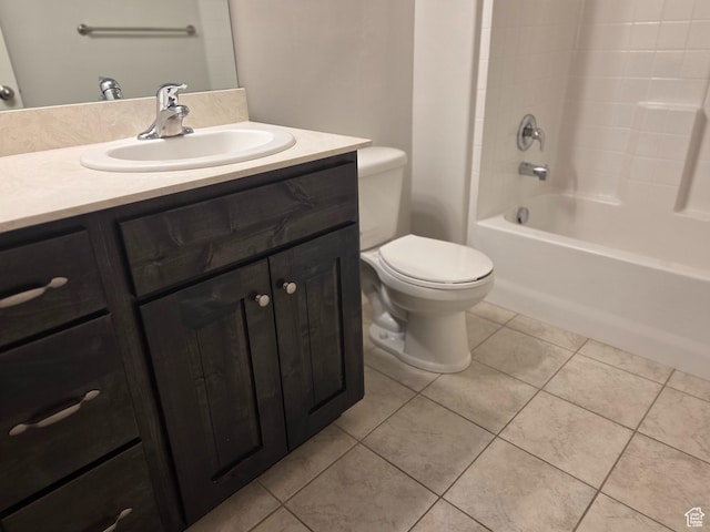 125 E Christley Ln, Elk Ridge, UT 84651 - full bathroom featuring toilet, tile patterned floors, vanity, and shower / washtub combination