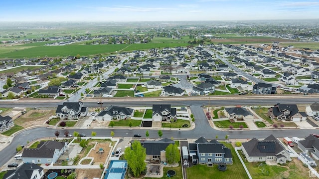 aerial view featuring a residential view
