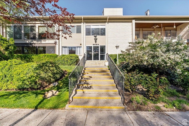 2568 S Elizabeth St Unit 5, Salt Lake City, UT 84106 - view of property with stairway