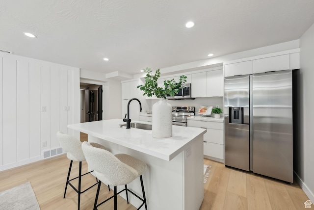 3520 S Westwood Dr E, Millcreek, UT 84109 - kitchen featuring appliances with stainless steel finishes, visible vents, modern cabinets, and a sink