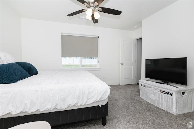 2396 N 150 E, North Logan, UT 84341 - carpeted bedroom with baseboards and a ceiling fan