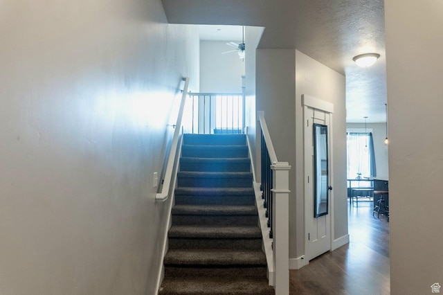 954 S 2040 W, Orem, UT 84059 - stairway with a ceiling fan and wood finished floors