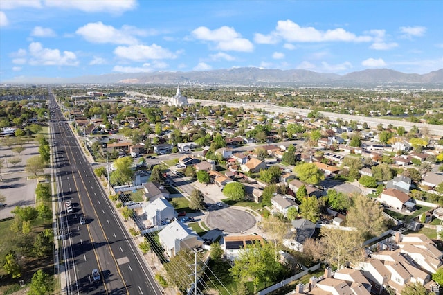 4990 S Hensley Cir, Taylorsville, UT 84129 - aerial view with a residential view and a mountain view