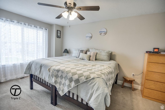 249 E 1800 N, Beaver, UT 84713 - carpeted bedroom featuring baseboards and ceiling fan