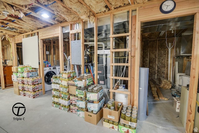 249 E 1800 N, Beaver, UT 84713 - misc room featuring washer / clothes dryer and concrete floors