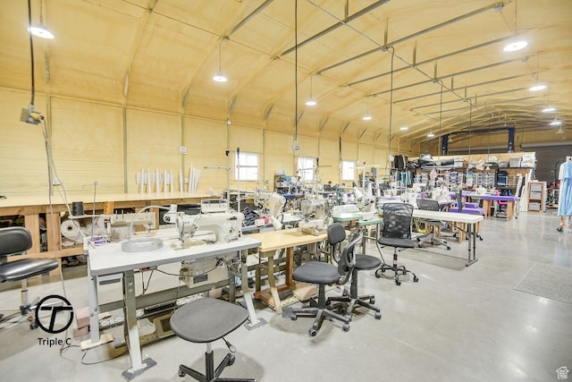 249 E 1800 N, Beaver, UT 84713 - miscellaneous room with a workshop area and finished concrete flooring