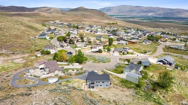 12735 W Kimberly Cir, Tremonton, UT 84337 - aerial view featuring a residential view and a mountain view