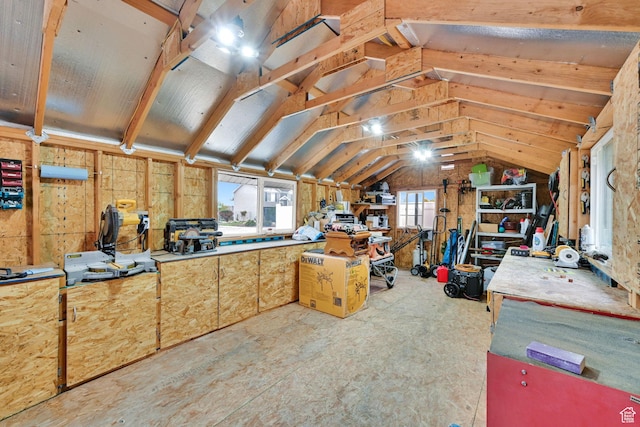 view of attic