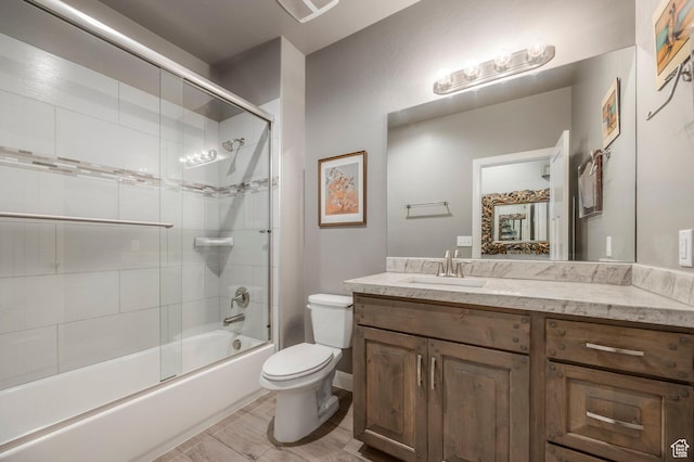 65 W Carnesecca Ct N, Mapleton, UT 84664 - full bath with vanity, toilet, and enclosed tub / shower combo