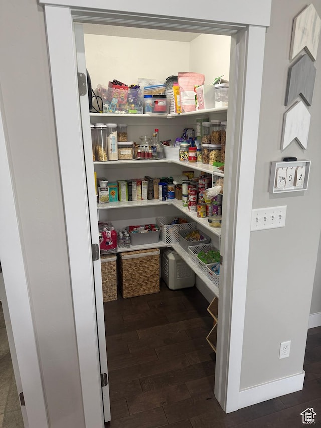 view of pantry